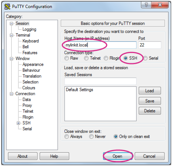 Putty programm